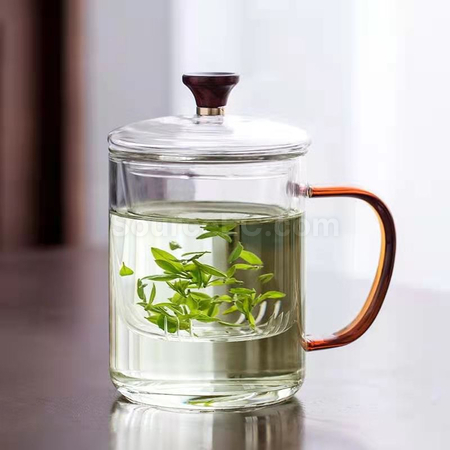 客製化耐熱玻璃泡茶杯禮品