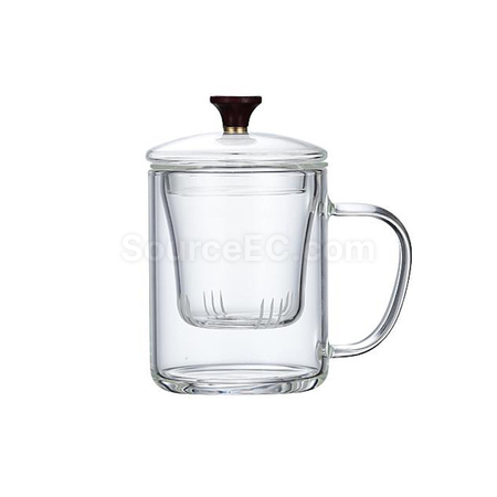 客製化耐熱玻璃泡茶杯禮品