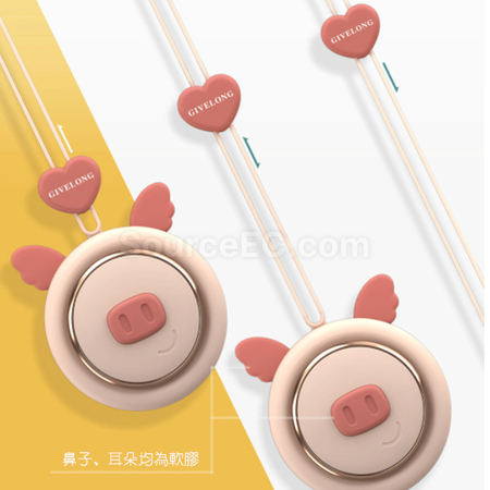 客製化可愛動物無葉風扇禮品