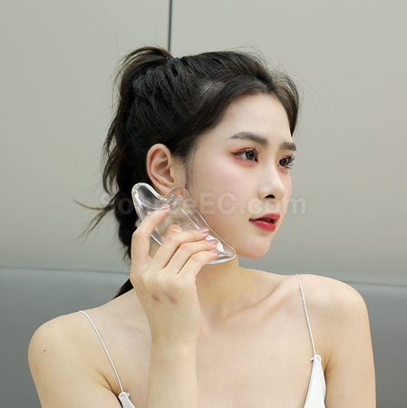 客製化水晶按摩臉刮痧板片禮品