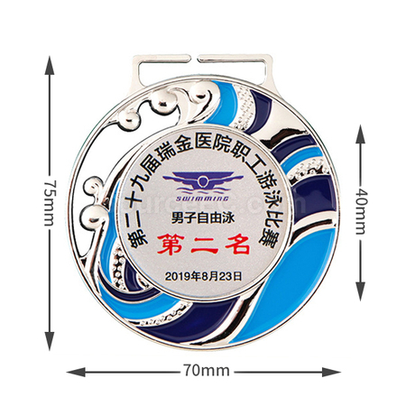 客製化乘風破浪獎牌禮品