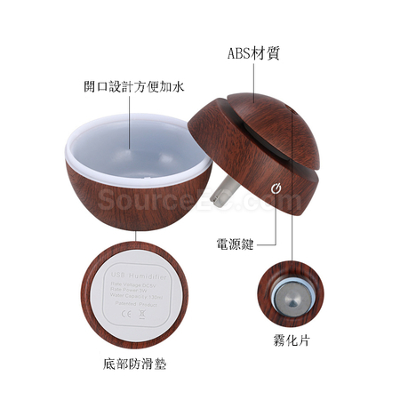 客製化蘑菇噴霧加濕器禮品