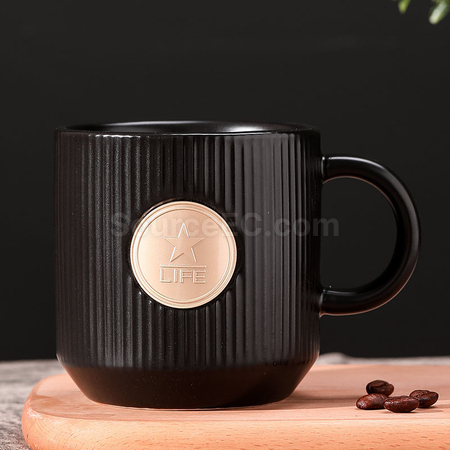 客製化銅章陶瓷杯禮品