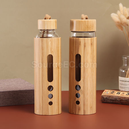 客製化竹殼玻璃杯禮品