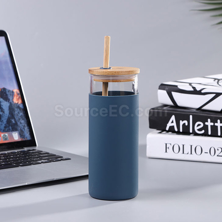 客製化竹蓋玻璃杯禮品