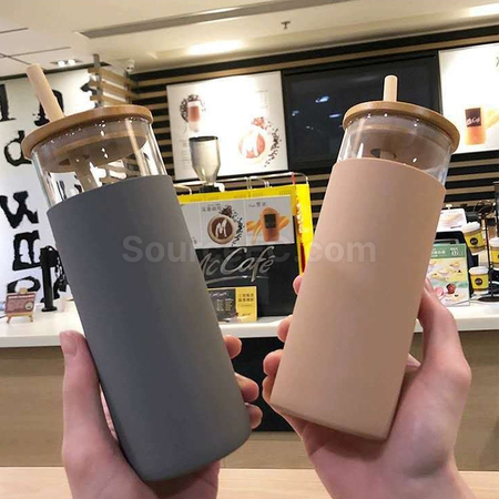 客製化竹蓋玻璃杯禮品