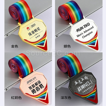 客製化團隊拼接金屬獎牌禮品