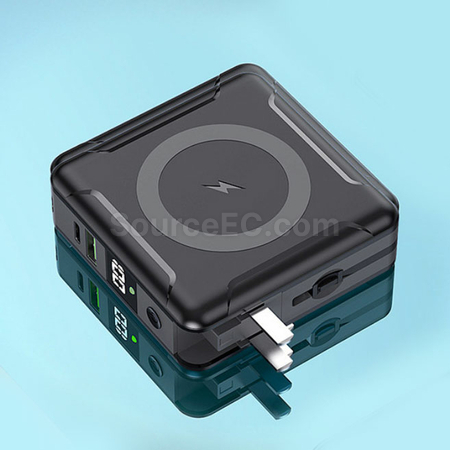 客製化萬能充Pro多功能五合一行動電源禮品