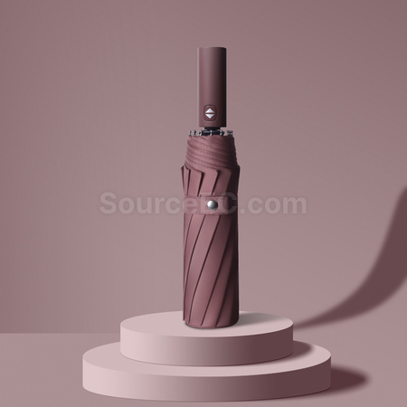 客製化強抗風12骨三摺雨傘禮品