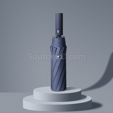 客製化強抗風12骨三摺雨傘禮品