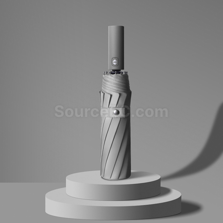 客製化強抗風12骨三摺雨傘禮品