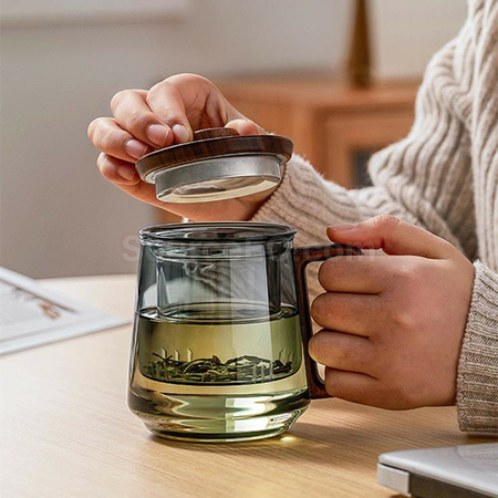 客製化泡茶玻璃杯禮品