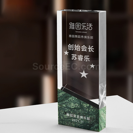 客製化大理石創意客製獎座禮品
