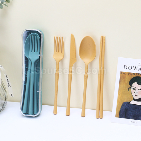 客製化麥稈餐具套裝禮品