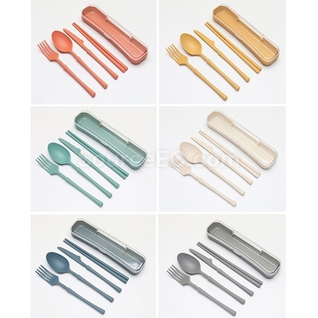 客製化麥稈餐具套裝禮品
