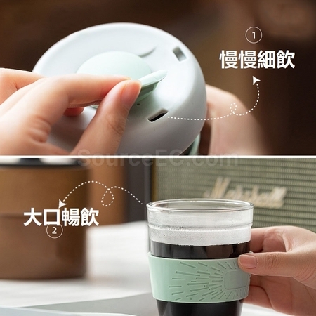 客製化玻璃咖啡隨行杯禮品