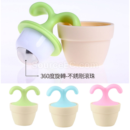 客製化花苗盆栽滾珠按摩器禮品