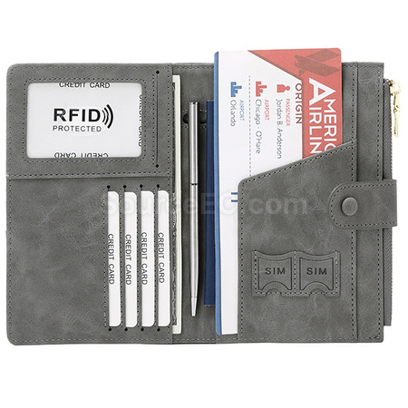 客製化防盜RFID護照包禮品