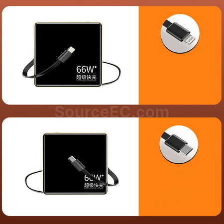 客製化帶線移動電源禮品