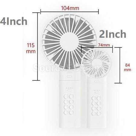 客製化便攜風扇行動電源禮品