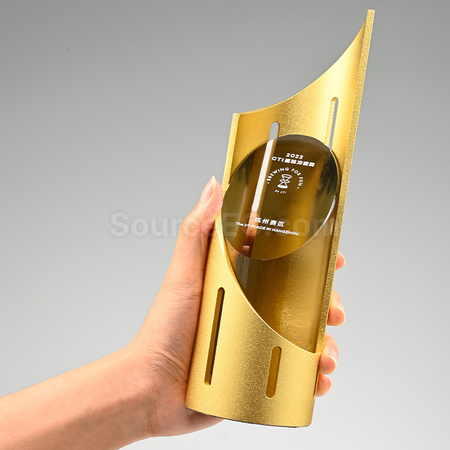 客製化創意金屬水晶座禮品