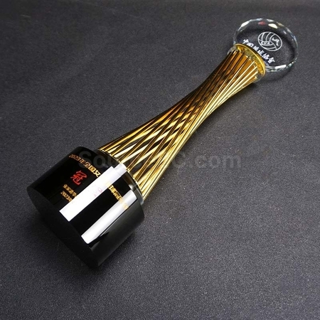 客製化創意金屬水晶座禮品