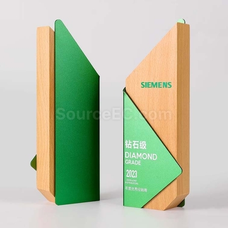 客製化實木金屬獎座禮品