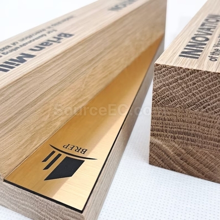 客製化實木金屬獎座禮品