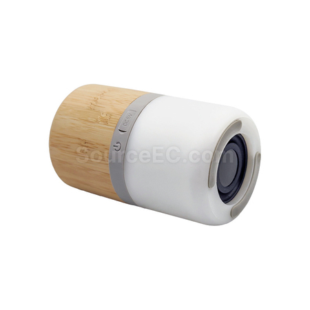 客製化LED竹木紋藍牙音箱禮品