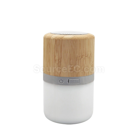 客製化LED竹木紋藍牙音箱禮品