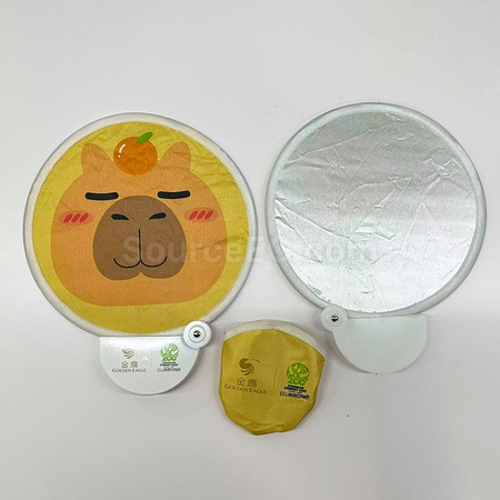 客製化客製彩印反光板折疊扇禮品