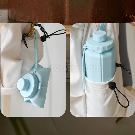 客製化矽膠折疊運動水樽禮品