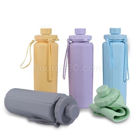客製化矽膠折疊運動水樽禮品