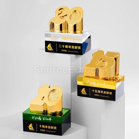 客製化樹脂水晶獎座禮品