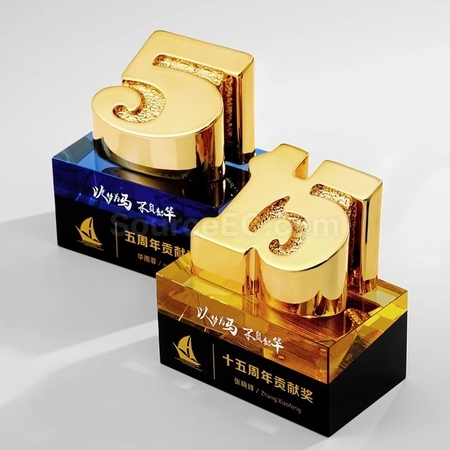 客製化樹脂水晶獎座禮品
