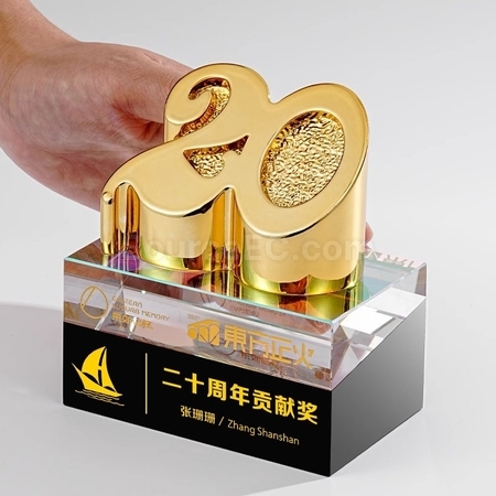 客製化樹脂水晶獎座禮品