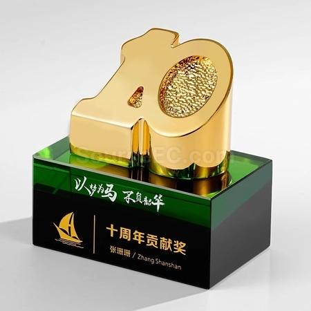 客製化樹脂水晶獎座禮品