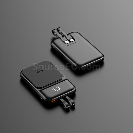 客製化磁吸帶線移動電源禮品