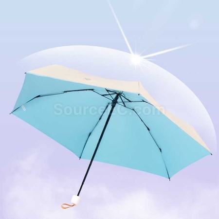 客製化口袋五摺彩膠晴雨傘禮品