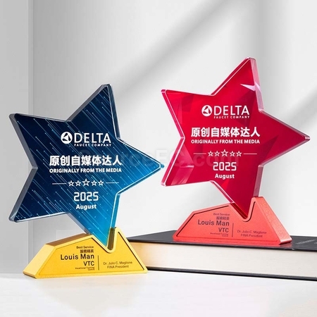 客製化水晶金屬獎座禮品