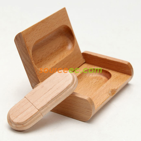 客製化環保木質USB隨身碟盒禮品