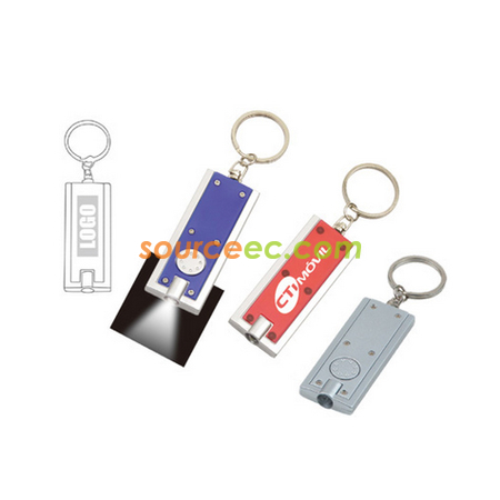 客製化帶鑰匙圈LED燈禮品