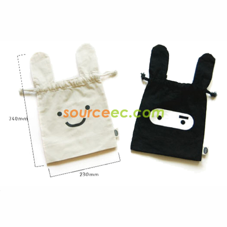 客製化兔仔帆布環保袋禮品