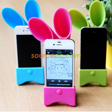 iPhone 兔仔環保喇叭