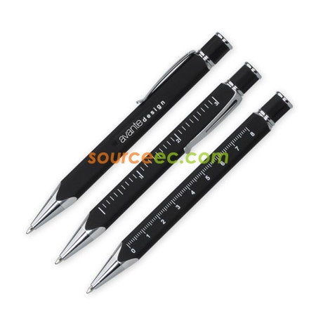 客製化帶尺旋轉行政筆禮品
