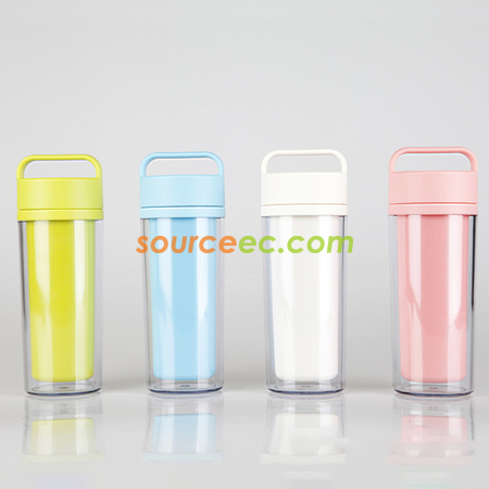 客製化350ML雙層環保隨身杯禮品