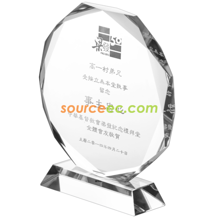 客製化太陽花水晶禮品