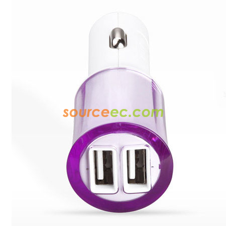 客製化2.1A雙USB車載充電器禮品