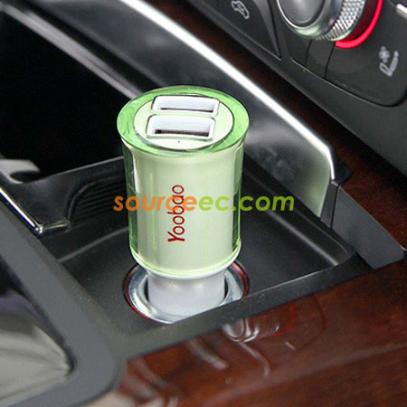 客製化2.1A雙USB車載充電器禮品