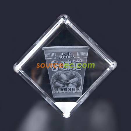 客製化立方體水晶獎座禮品